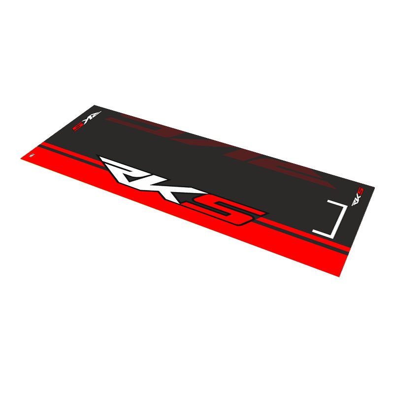 RKS Siyah Kırmızı Motosiklet Halısı 80 X 220 cm
