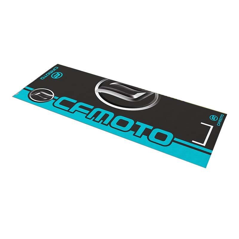 CF Moto Siyah Mavi Motosiklet Halısı 80 X 220 cm