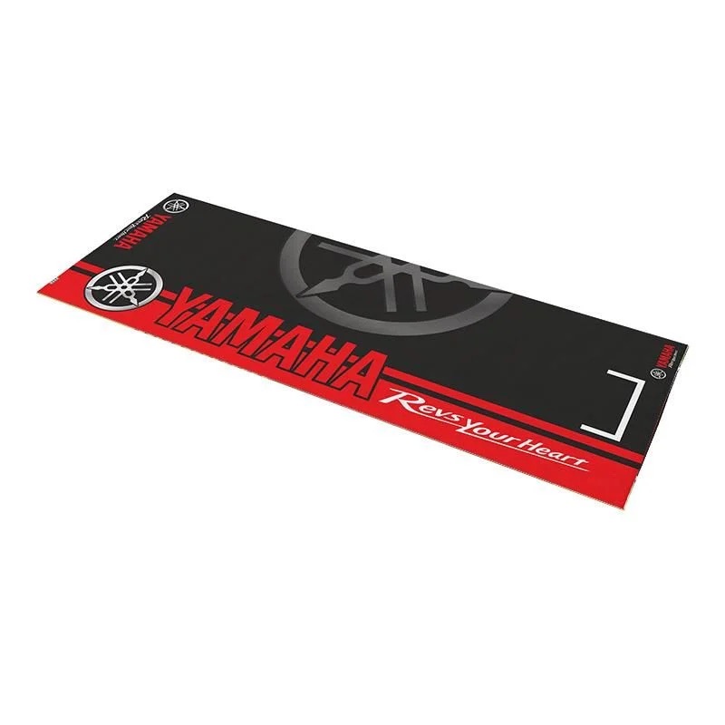 Yamaha Siyah Kırmızı Motosiklet Halısı 80 X 220 cm