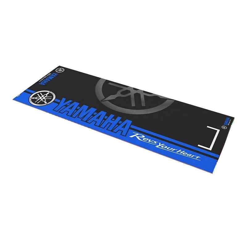 Yamaha Siyah Mavi Motosiklet Halısı 80 X 220 cm