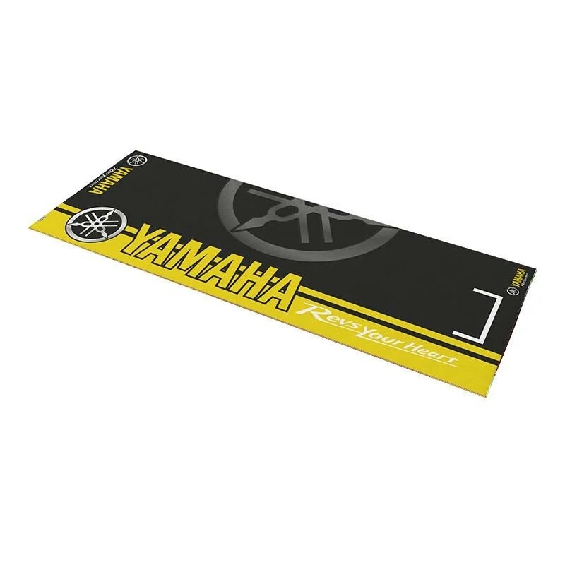 Yamaha Siyah Sarı Motosiklet Halısı 80 X 220 cm