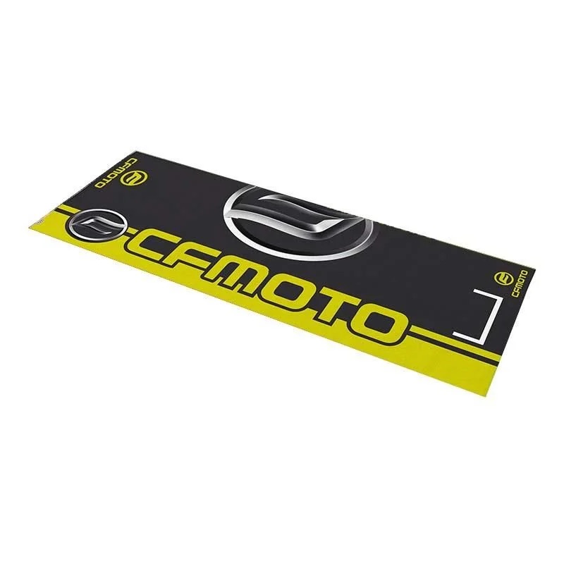 CF Moto Siyah Sarı Motosiklet Halısı 80 X 220 cm